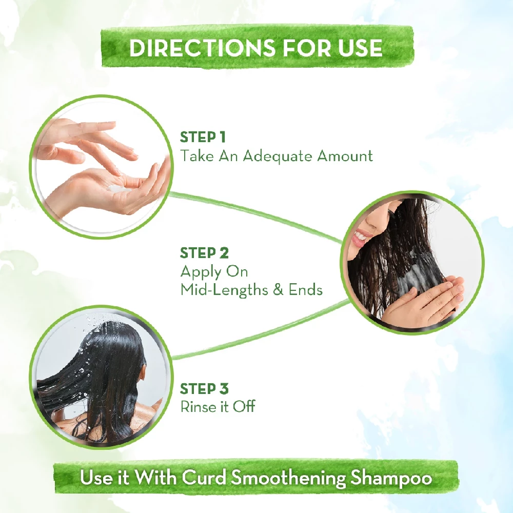 Curd Smoothening Conditioner with Curd & Keratin for Smooth & Shiny Hair, 250 ml-4.webp